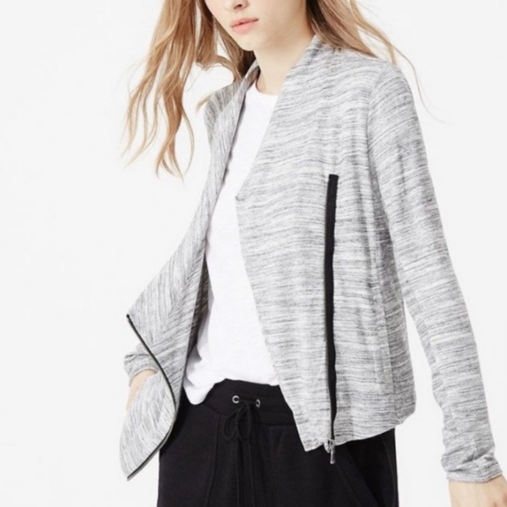 Lou & Grey asymmetrical jacket with zipper - Picture 1 of 6